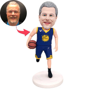 Golden State Warriors Basketball Play Fans Custom Figure Bobbleheads