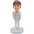 Handsome Boy In Plaid Shirt Custom Figure Bobbleheads