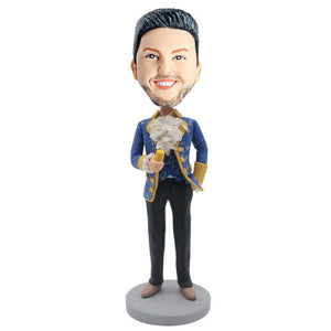 Handsome Male Dress Up For A Party Custom Figure Bobblehead