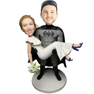 Happy Batman Wedding Custom Figure Bobblehead