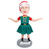 Happy Male In Christmas Costume Custom Figure Bobbleheads