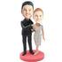 Look At My Girlfriend Custom Couple Bobblehead