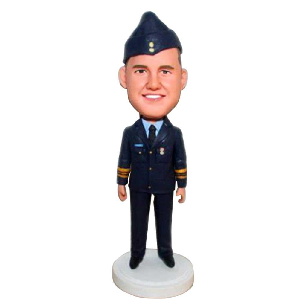 Male Air Force Officer Custom Bobblehead