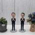 Male Boss In Black Suit And Hold Chest Custom Figure Bobbleheads