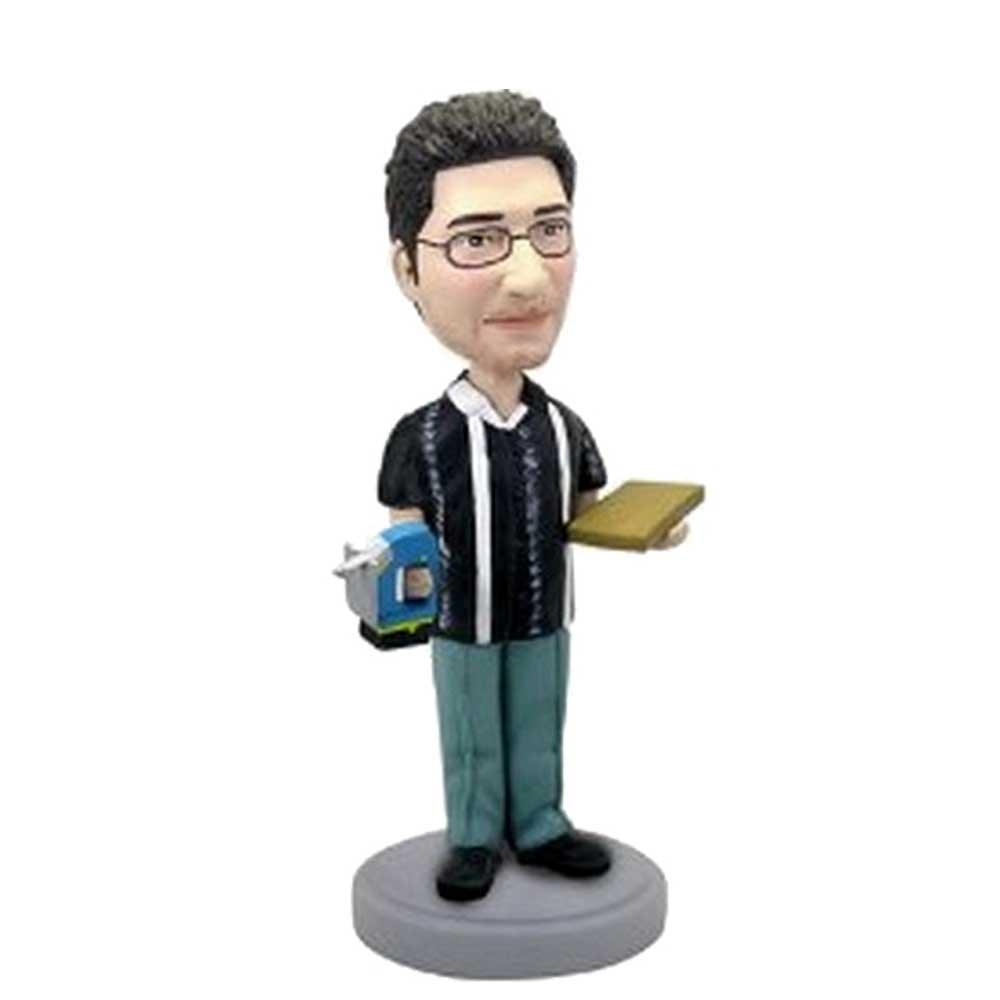 Male Carpenter Custom Bobblehead