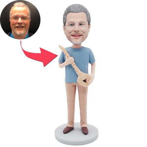 Male Chiropractor Orthodontist With A Model Custom Figure Bobbleheads