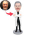 Male Doctor Hold Your Chest Custom Figure Bobbleheads