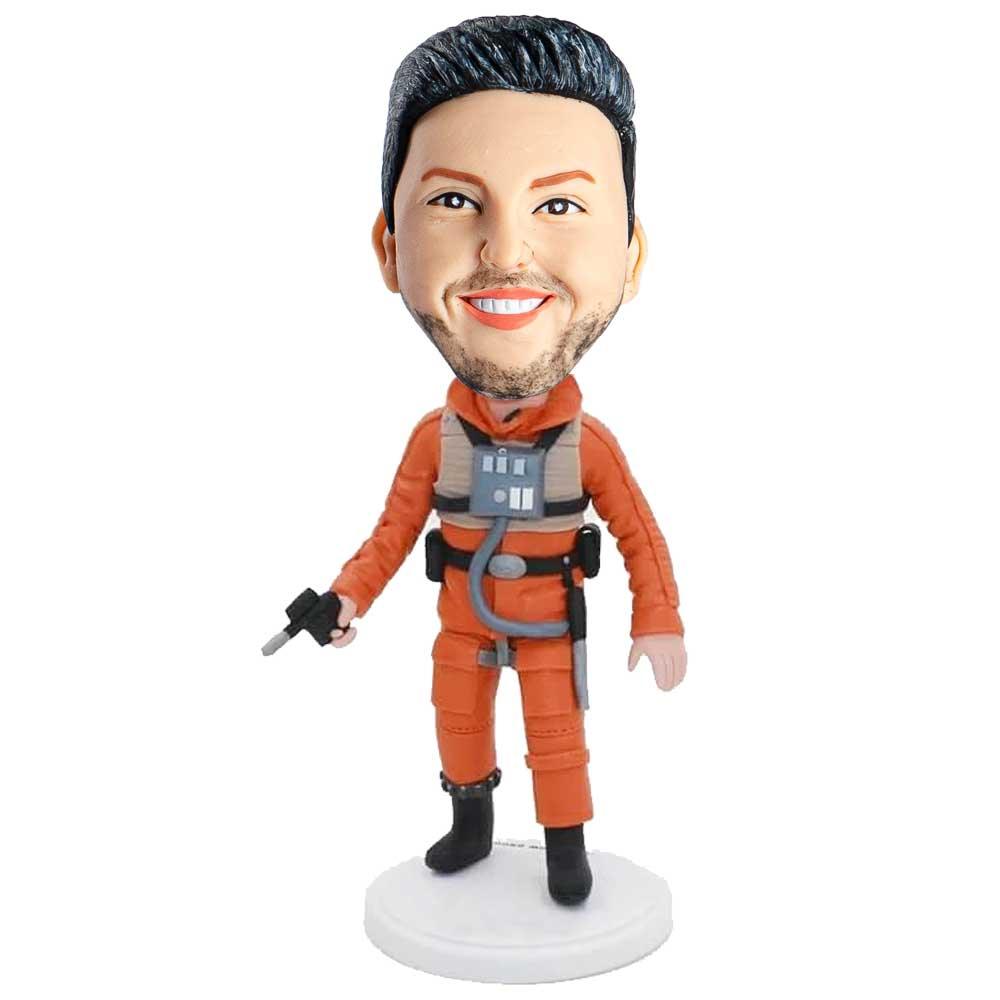 Male Electrician Custom Bobblehead