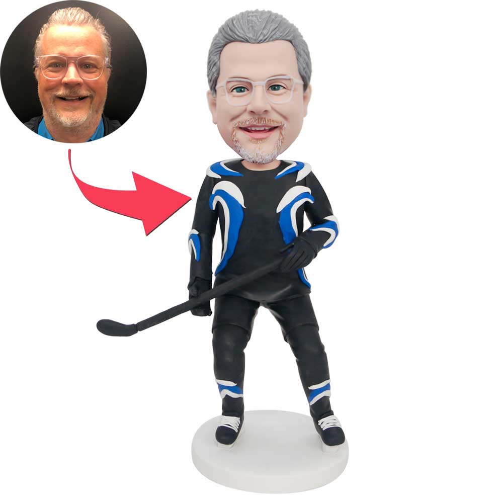 Male Ice Hockey Custom Figure Bobbleheads