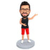 Male In Black Tank Top And Red Shorts Custom Figure Bobbleheads