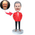 Male In Red Jacket Custom Figure Bobbleheads