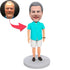 Male In T-shirt And Shorts Custom Figure Bobbleheads