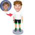 Male In White T-shirt Custom Figure Bobbleheads