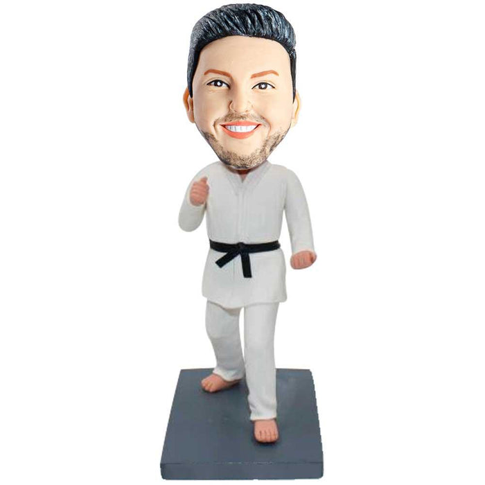 Male Karate Custom Figure Bobblehead