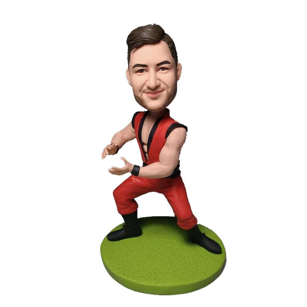 Male Kung Fu Lover Custom Figure Bobblehead Gift 