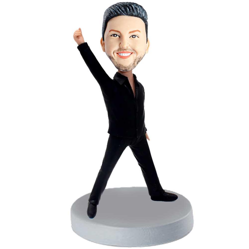 Male Latin Dancer Custom Figure Bobblehead