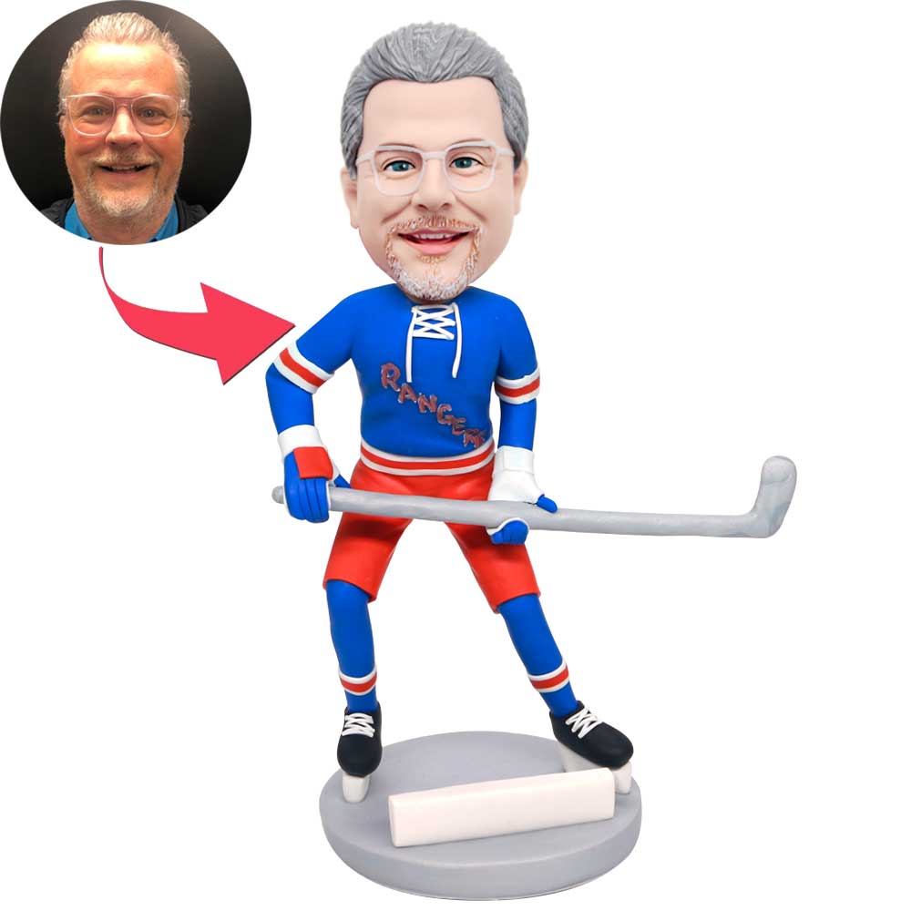 Male New York Rangers Hockey Custom Figure Bobbleheads