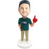 Male Philadelphia Eagles Fans Custom Figure Bobblehead