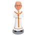 Male Priest Pastor In White Robe Custom Figure Bobbleheads