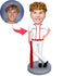 Male Red Sox Baseball Player In Professional Sportswear Custom Figure Bobbleheads