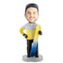 Male Skier In Ski Suit with Snowboarder Custom Bobblehead