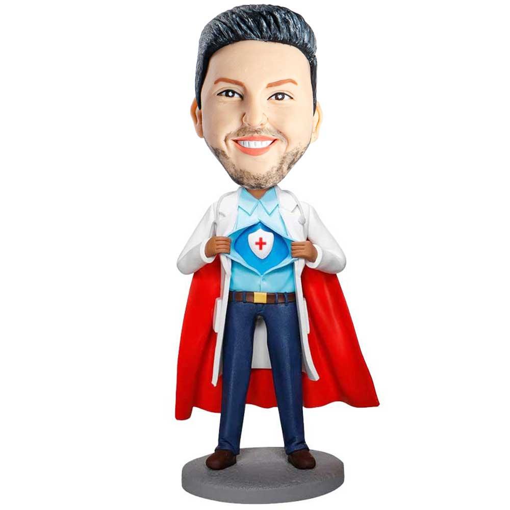 Male Super Doctor Custom Figure Bobblehead