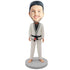 Cool Male Karate Taekwondo Custom Bobblehead - Figure Bobblehead