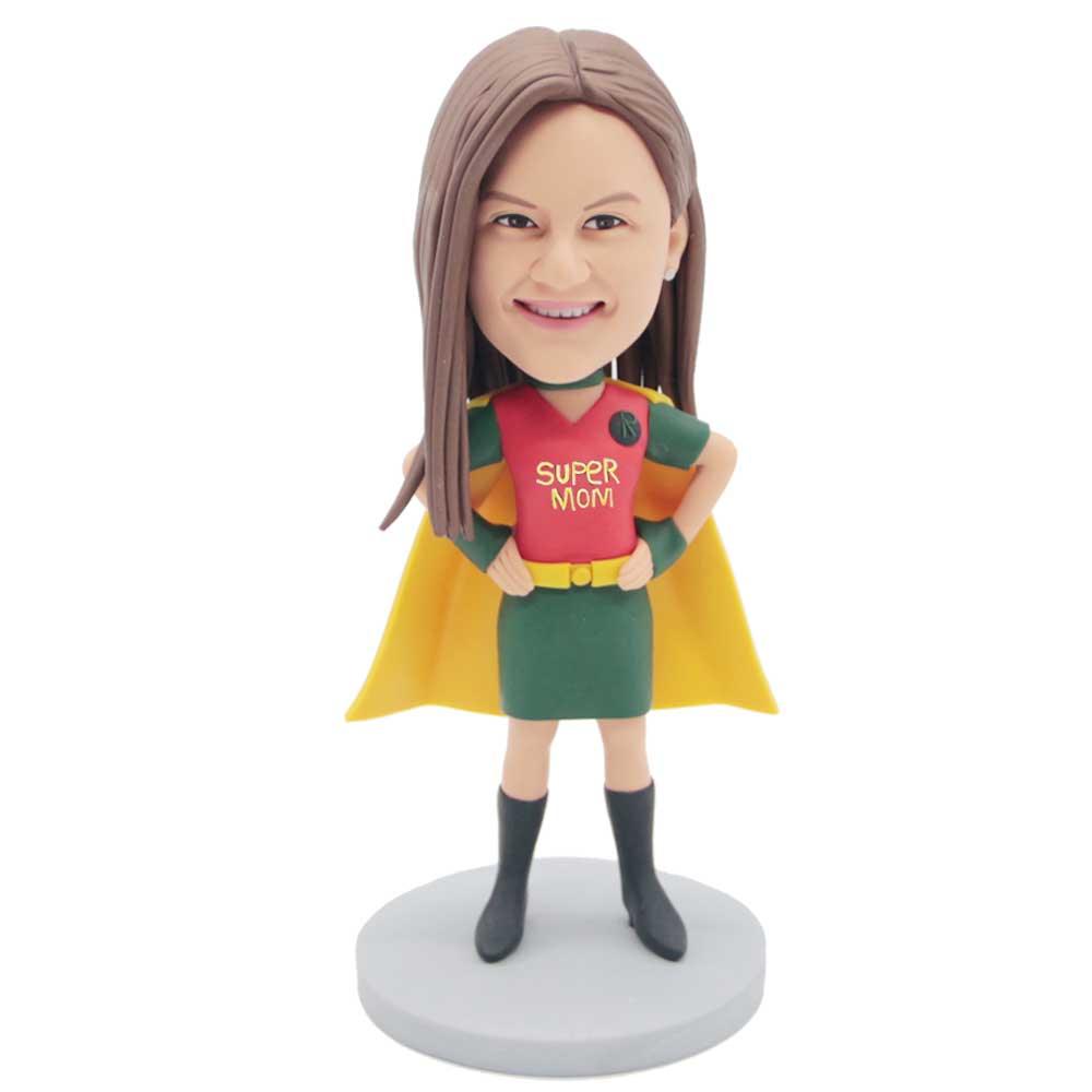 Mother's Day Gifts Female In Yellow Cloak Custom Figure Bobbleheads