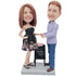 Newlyweds Couple With A Brand Custom Figure Bobbleheads