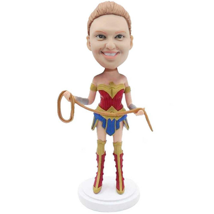 Pretty Wonder Woman Custom Figure Bobblehead