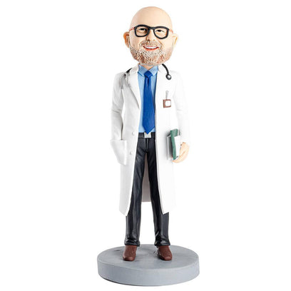 Professional Doctor Physician Custom Figure Bobblehead - Figure Bobblehead