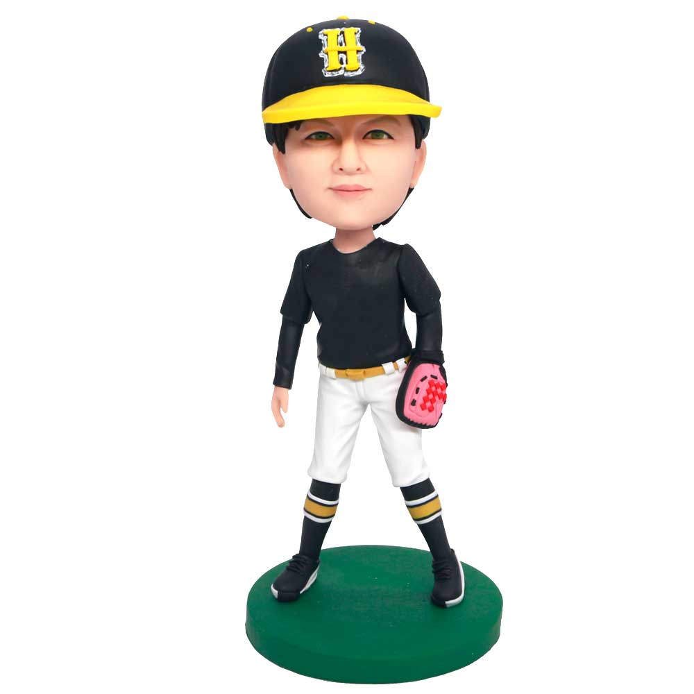 Professional Male Baseball Player Custom Figure Bobbleheads