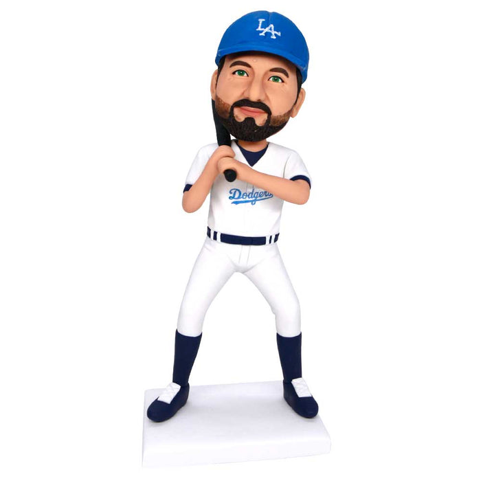 Professional Male LA Dodgers Baseball Player Custom Figure Bobbleheads