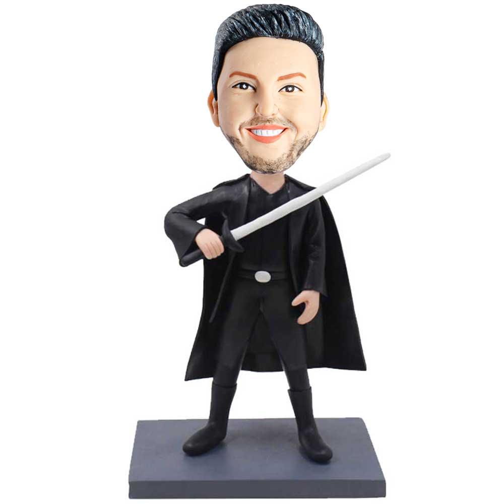 Star Wars In Black Cloak Custom Figure Bobbleheads