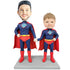 Super Dad And Kid Custom Figure Bobblehead