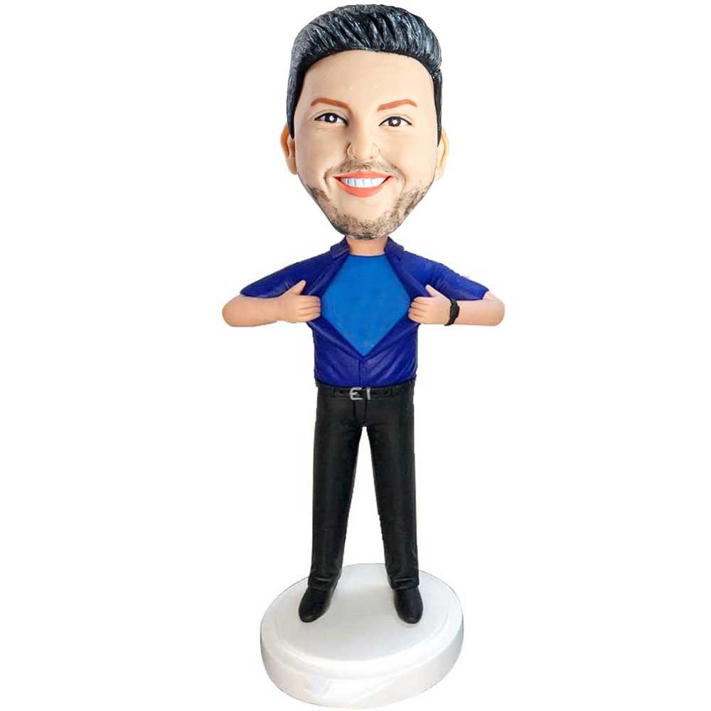 Super Dad Custom Figure Bobblehead
