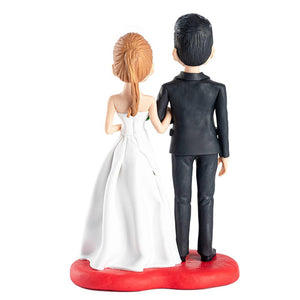 Sweet Bride and Groom Wedding Anniversary Custom Figure Bobblehead - Figure Bobblehead
