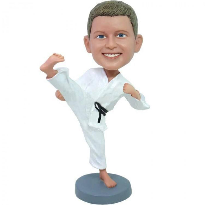 Taekwondo Boy Custom Figure Bobblehead