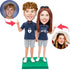 Valentine Gifts -Custom Sports Couple Bobbleheads